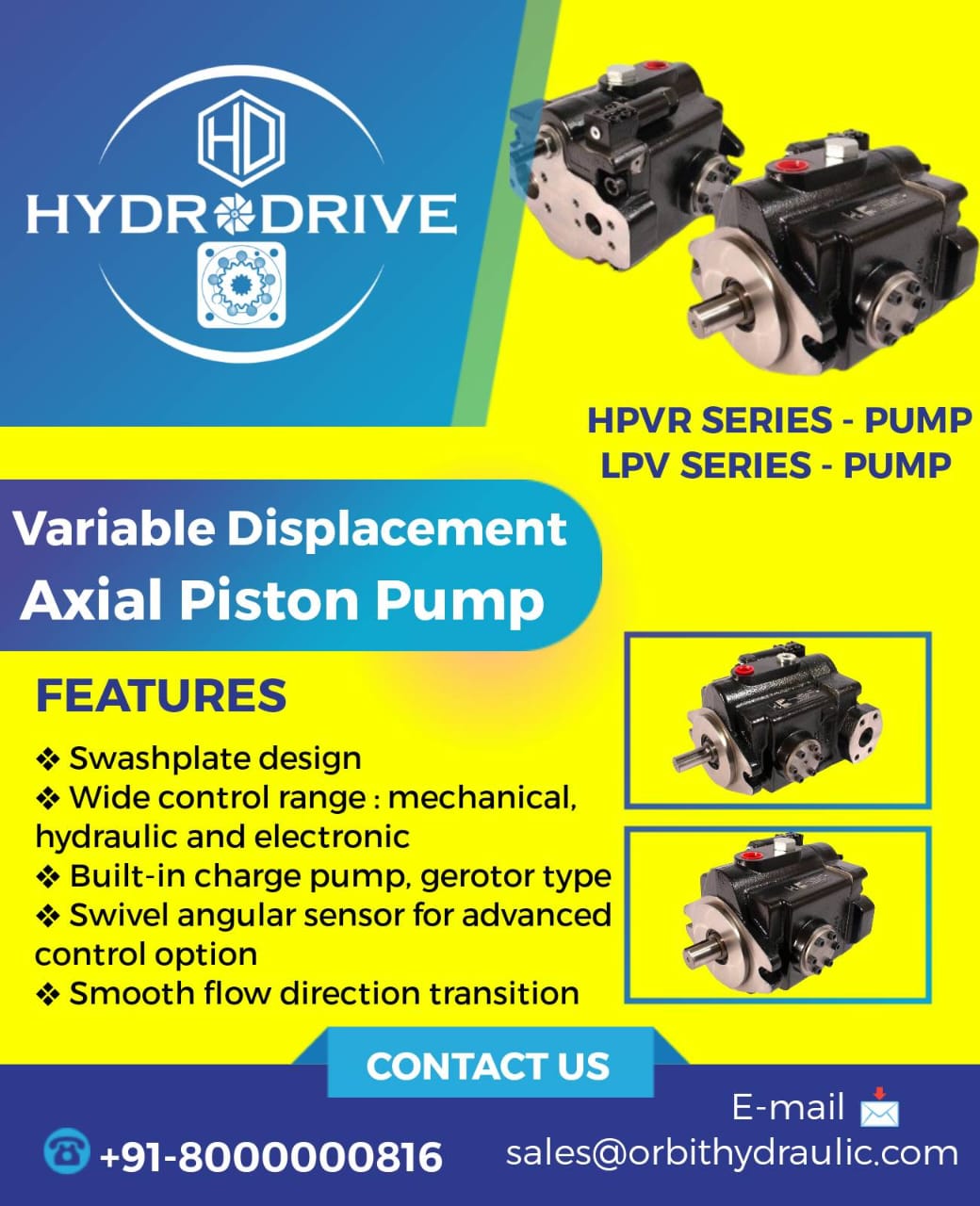 VPPL-036PC6-R00S/20N Duplomatic Hydraulics Axial Piston Pump